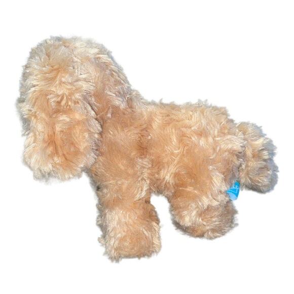 Manhattan Toy Company Plush Puppy Dog Labradoodle Lab Terrier Nursery Tan 10" - Picture 4 of 12